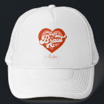 Braut Und Team Braut Bachelorette Retro Herz Trucker Hat<br><div class="desc">Braut Und Team Braut Bachelorette Retro Herz Trucker Hat Kappe Cappy
Vintage Bride To Be Bride's Maid BrideTribe</div>