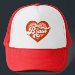 Braut Und Team Braut Bachelorette Retro Herz Trucker Hat<br><div class="desc">Braut Und Team Braut Bachelorette Retro Herz Trucker Hat Kappe Cappy
Vintage Bride To Be Bride's Maid BrideTribe</div>