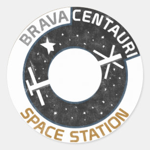 Brava Centauri Space Station Sticker (Set of 20)