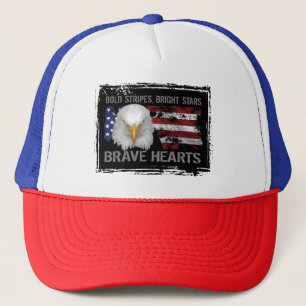 Brave American Hearts Trucker Hat