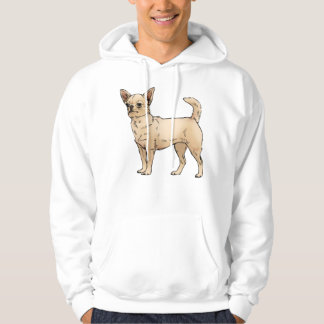 Brave Chihuahua Blue Hoodie