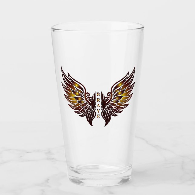 Brave Drinkware Glass (Front)