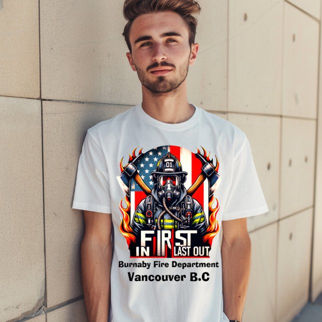 Brave firefighter ready T-Shirt (Creator Uploaded)