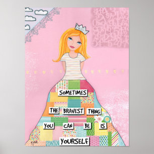 Brave Girl - Art for Girls and Women Poster