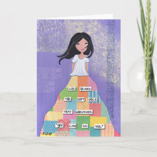 Brave Girl - Inspiring Fine Art Card