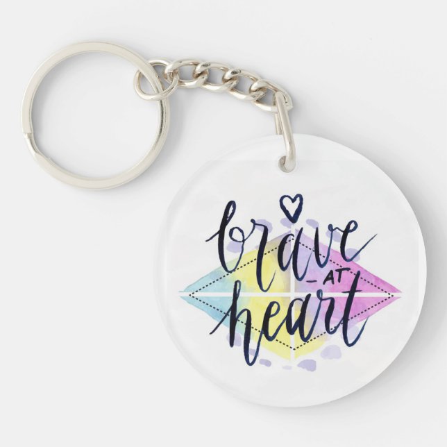 Brave Heart Key Ring (Front)