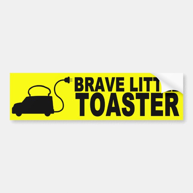 Brave Little Toaster Bumper Sticker (Front)