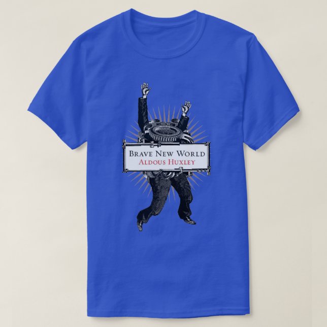 Brave New World Aldous Huxley Cover T-Shirt (Design Front)