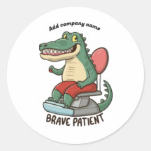 brave patient crocodail dentist 
