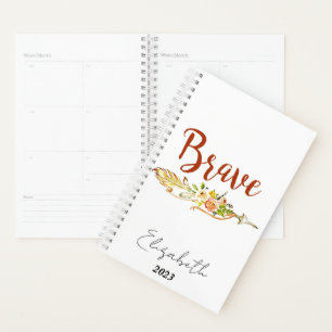 Brave personalised, custom year planner
