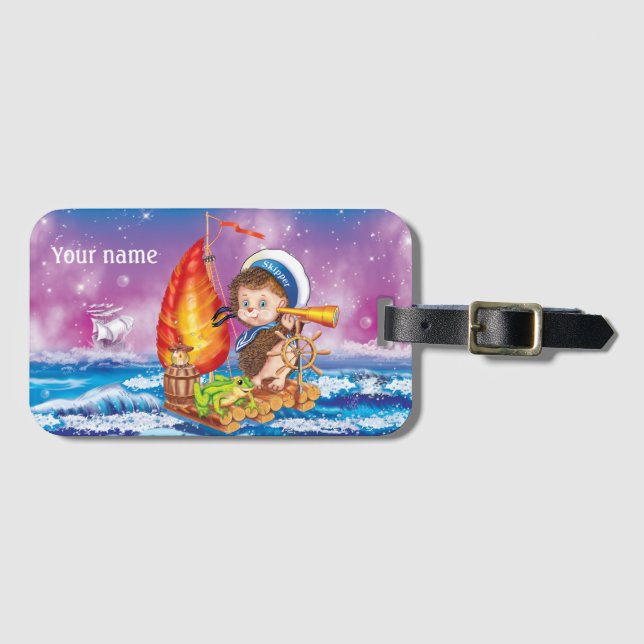 Brave sailor luggage tag (Front Horizontal)