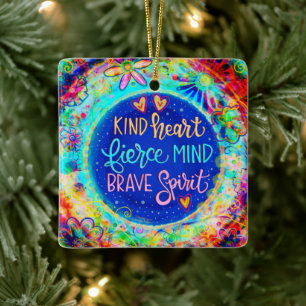 Brave Spirit “Inspirivity” Ceramic Ornament