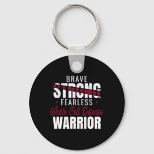 Brave Strong Fearless Key Ring