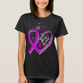 Brave Strong Resilient Fibromyalgia Warrior Awaren T-Shirt