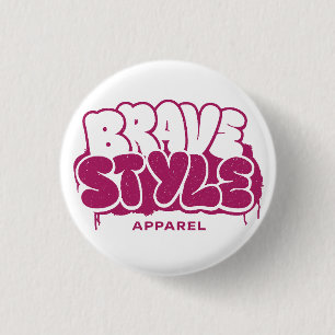 Brave Style Apparel 3 Cm Round Badge