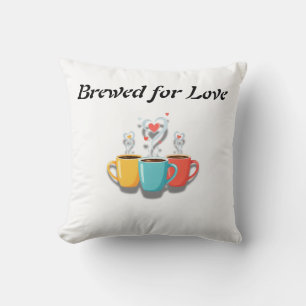 Braved Just Love – Whimsical Coffee Mugs with Hear Cushion
