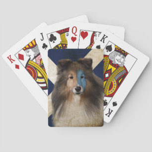 Braveheart Sheltie Playing Cards