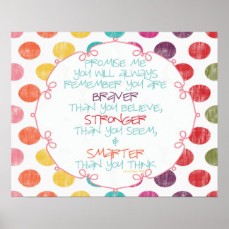 Braver, Stronger, Smarter Poster