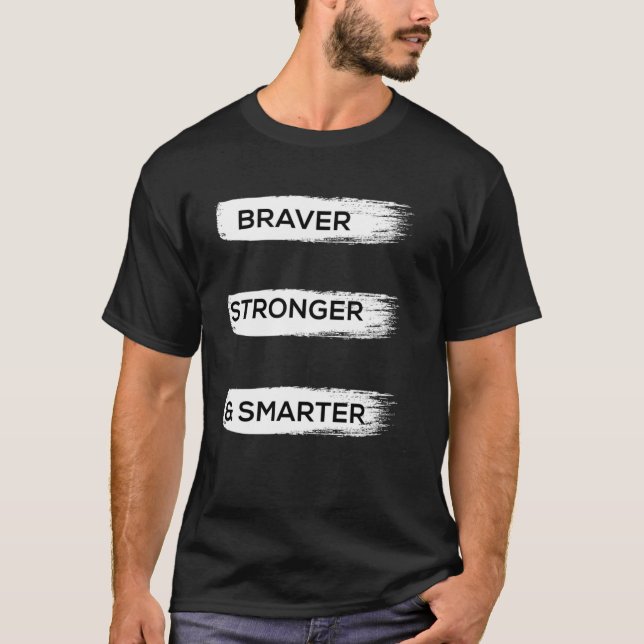 Braver, Stronger & Smarter Pullover Hoodie (Front)