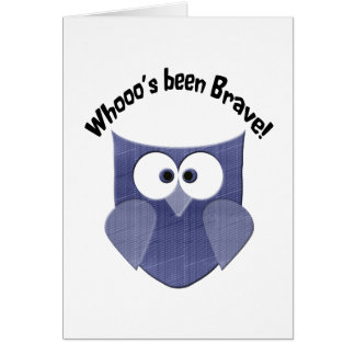 Bravery Blue Cute Owl
