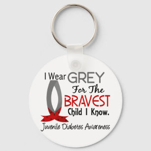Bravest Child I Know Juvenile Diabetes Key Ring