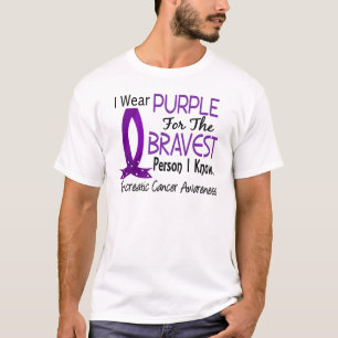 Bravest Person I Know Pancreatic Cancer T-Shirt