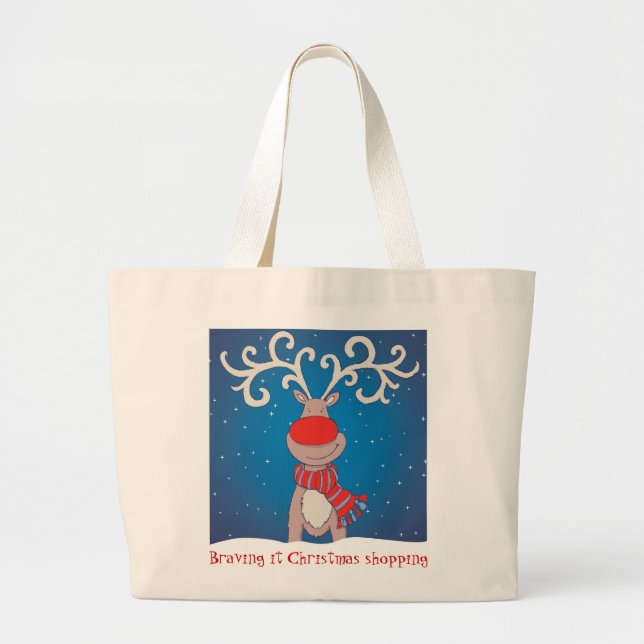 Braving it Christmas shopping bag (Front)
