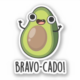 Bravo-cado Funny Avocado Pun 
