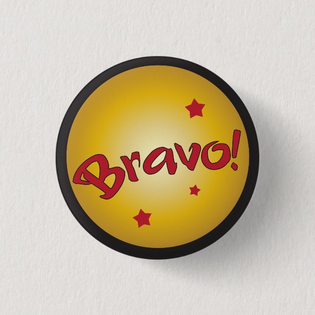 BRAVO recognition and appreciation 3 Cm Round Badge (Front)