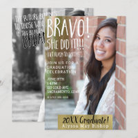 Bravo She Did It Magazine Picture Photo Graduation