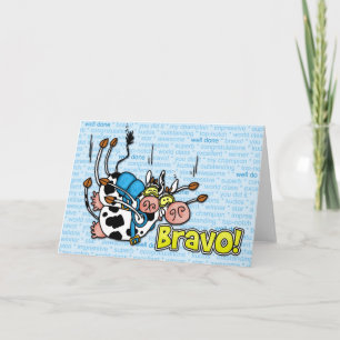 bravo - skydive tandem card