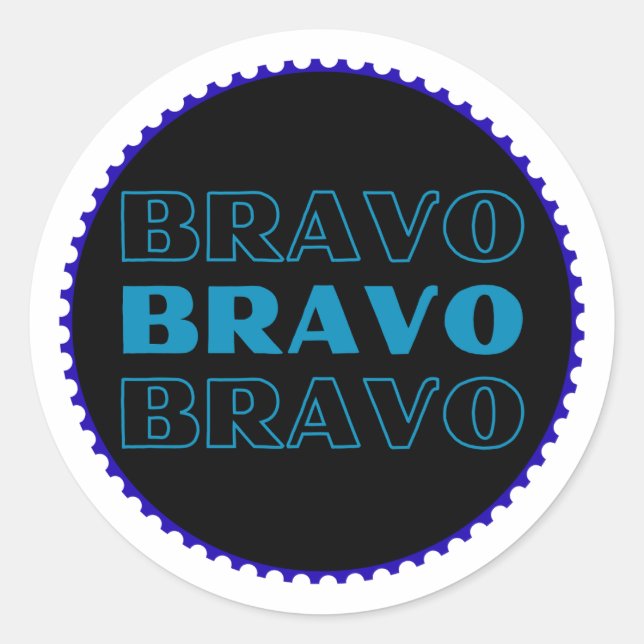 Bravo Sticker – Motivation Reward Sticker for Stud (Front)