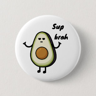 Bravocado 6 Cm Round Badge