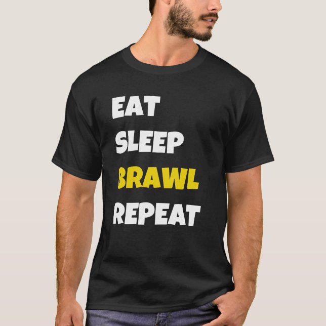 Brawling Brawl Showdown Stars Gaming T-Shirt (Front)