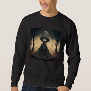 Braxie 1952 Creepy Alien Cryptid Legend Flatwoods  Sweatshirt