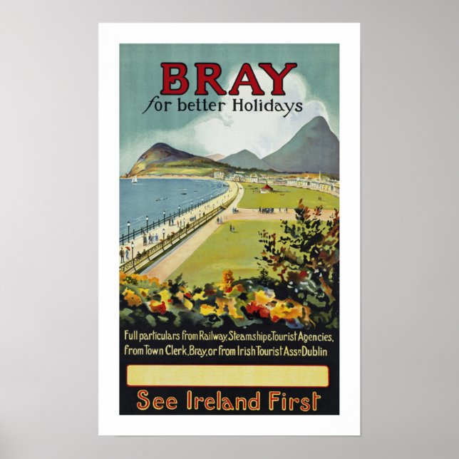 Bray ~ for better holidays poster (Front)