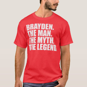 BraydenBrayden Name Brayden given name T-Shirt