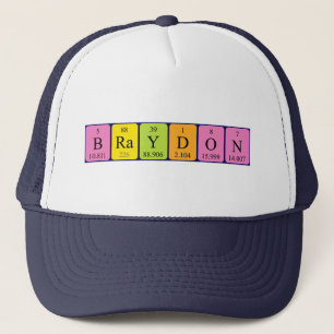 Braydon periodic table name hat