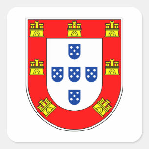 Brazão Portugal Square Sticker