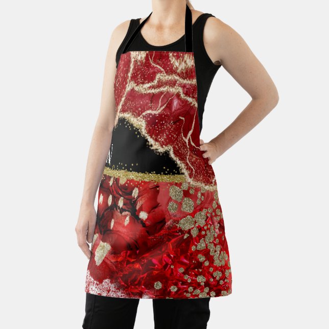 Brazen Red  Apron (Insitu)