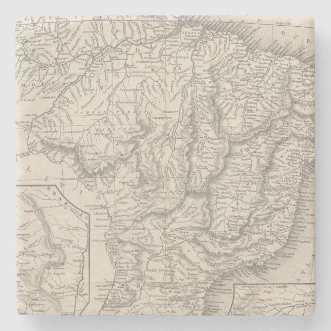 Brazil 2 stone coaster (Front)