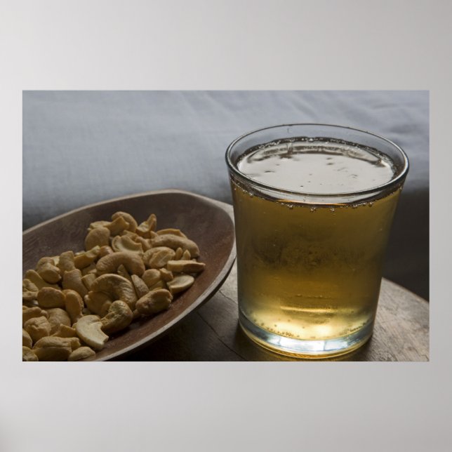 Brazil. A Glass of refreshing Guarana Energy Poster (Front)