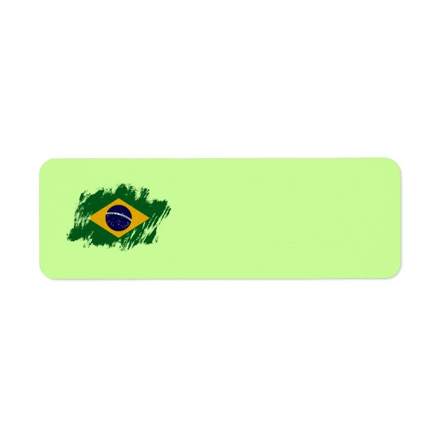 BRAZIL Address Label Return Address Label (Front)