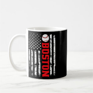 Brazil American Flag Heart Brazilian American Love Coffee Mug