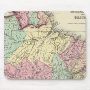 Brazil And Guayana Mouse Pad