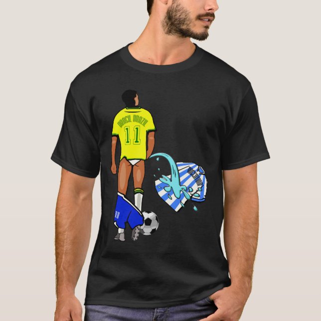 Brazil Argentina rival clássico mundial T-Shirt (Front)