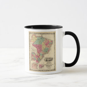 Brazil, Argentine Republic, Paraguay, and Uruguay Mug