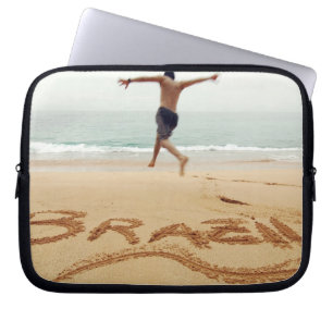 BRAZIL. Barechest man wearing a swimming suit Laptop Sleeve
