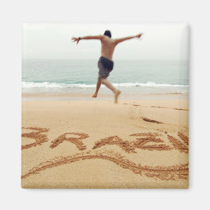 BRAZIL. Barechest man wearing a swimming suit Magnet