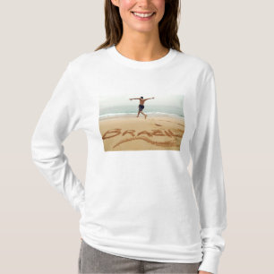 BRAZIL. Barechest man wearing a swimming suit T-Shirt